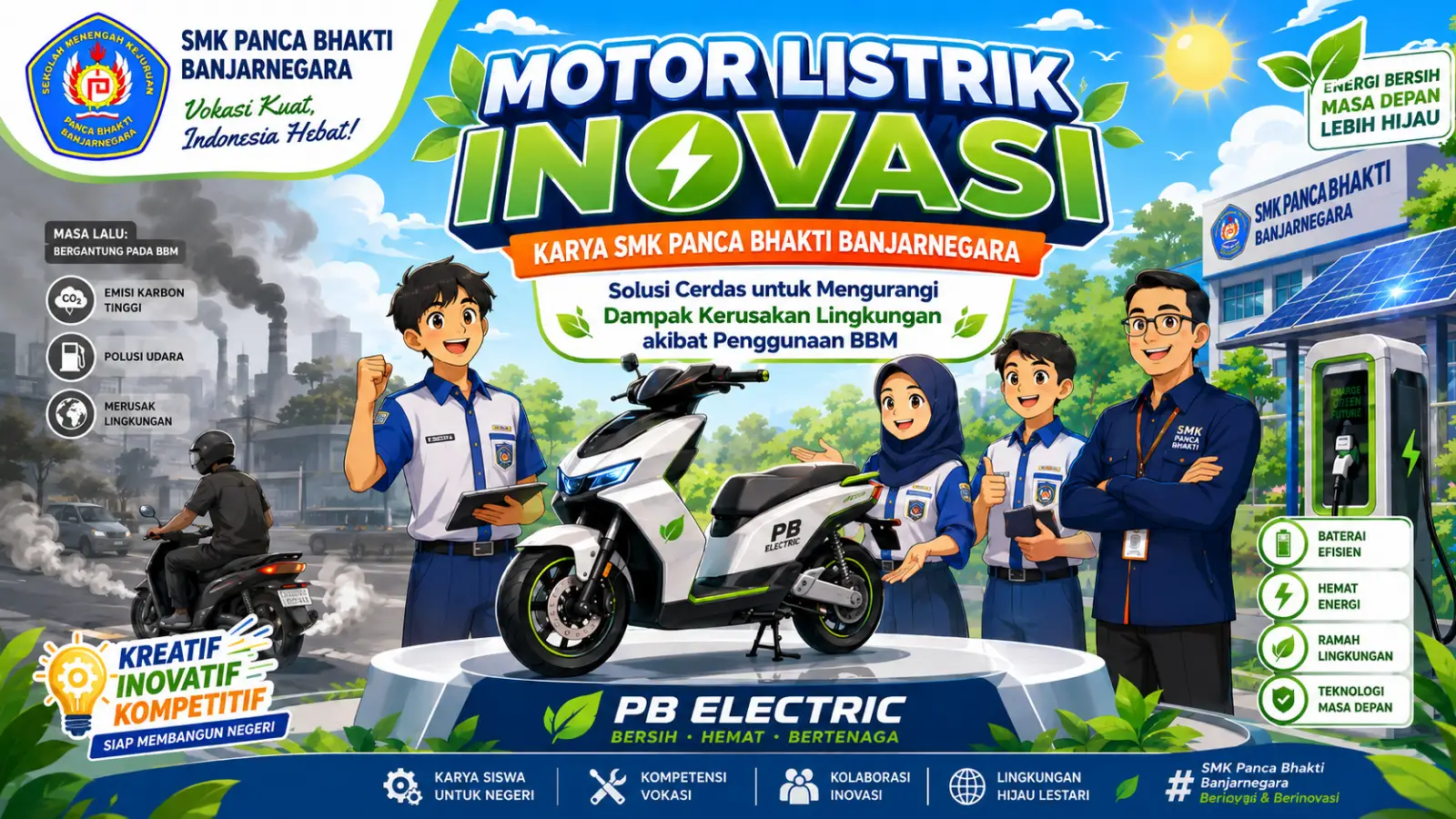 Motor Listrik Sebagai Solusi Isu Lingkungan Terkait Penggunaan BBM Fosil